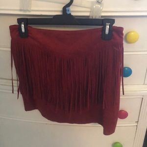 Fringe skirt